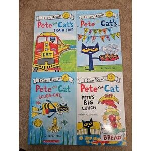 Lot Of 4 Pete The Cat My First Reading Books I Can Read Series James Dean